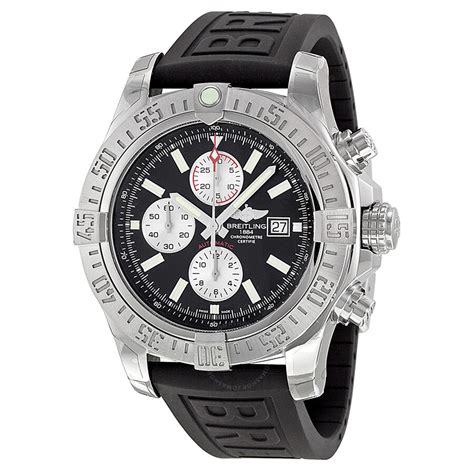 breitling avenger rubber strap|aftermarket breitling straps.